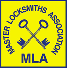 Master locksmiths association logo