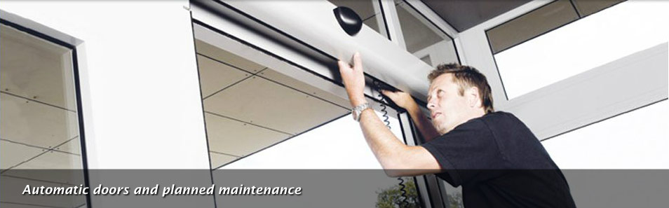 Automatic doors and planned maintenance